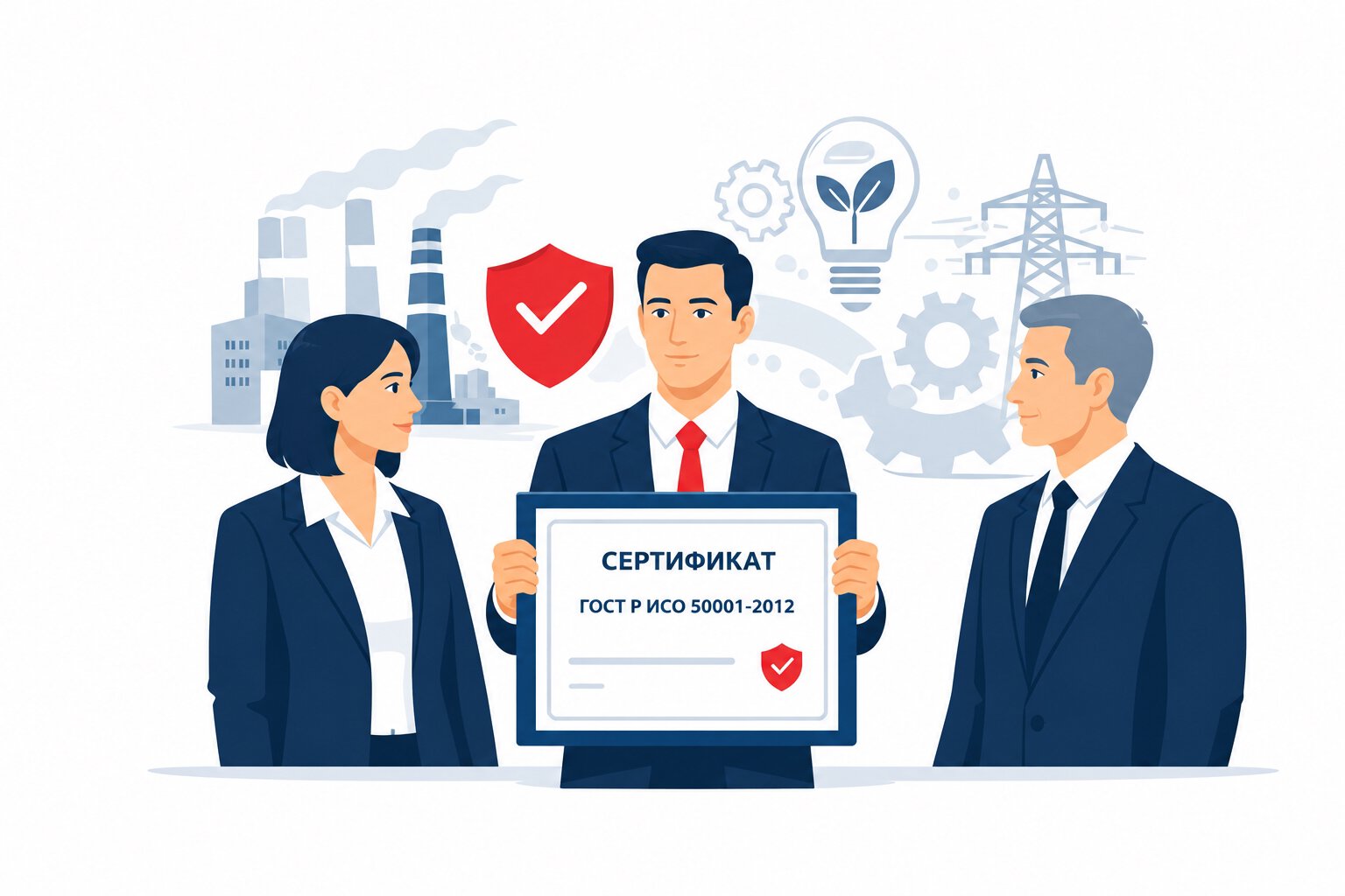Оформление сертификата ГОСТ Р ИСО 50001-2012 в Анапе и по всему муниципальному образованию города-курорта Анапа Краснодарского края	