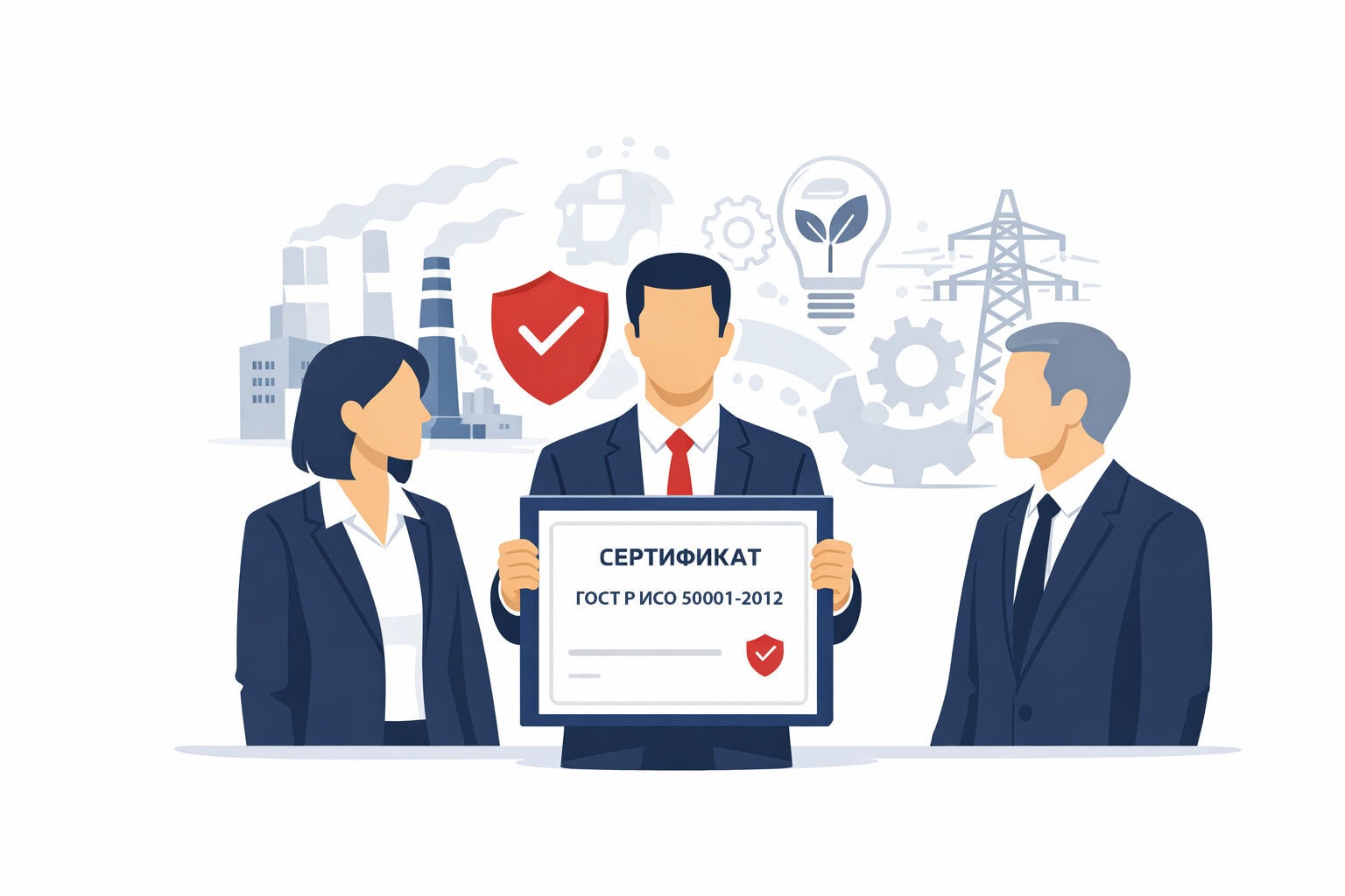 Оформление сертификата ГОСТ Р ИСО 50001-2012 в Анапе и по всему муниципальному образованию города-курорта Анапа Краснодарского края	