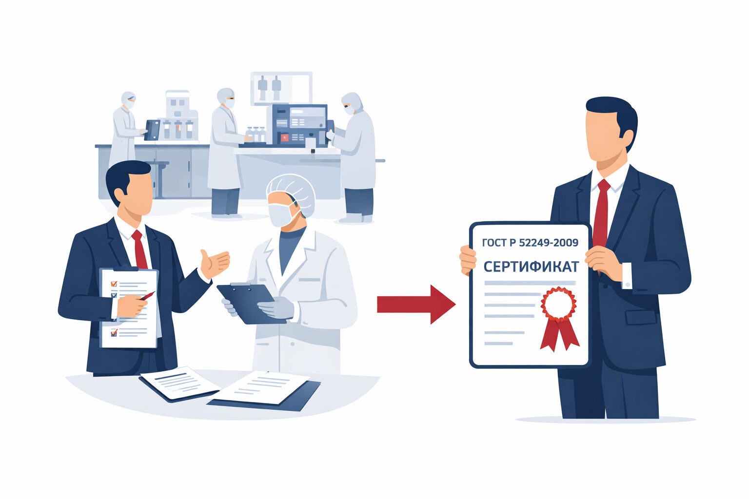 Процедура сертификации ГОСТ Р 52249-2009 в Анапе